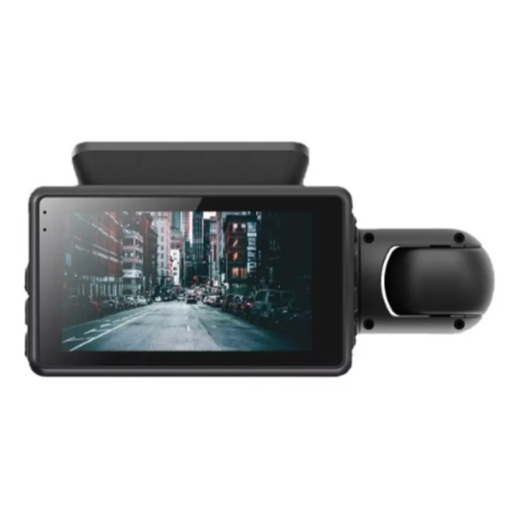 Câmera Dvr Automotiva Com Lente Dupla Para Uber/taxi G60