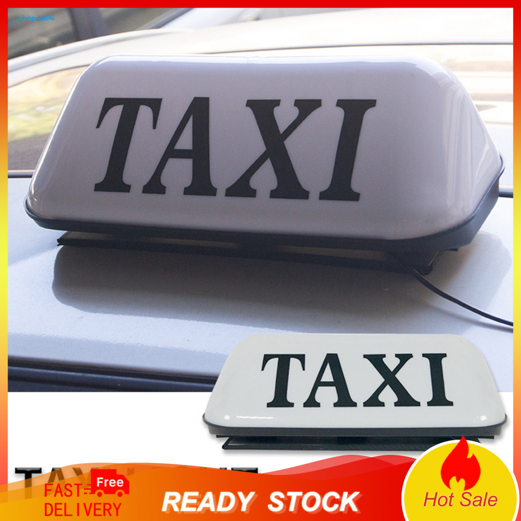 Easy Installation Taxi Lamp Indicator Light Car Sign with Strong Magnetic Base Super Bright Waterproof Led Roof Top for
