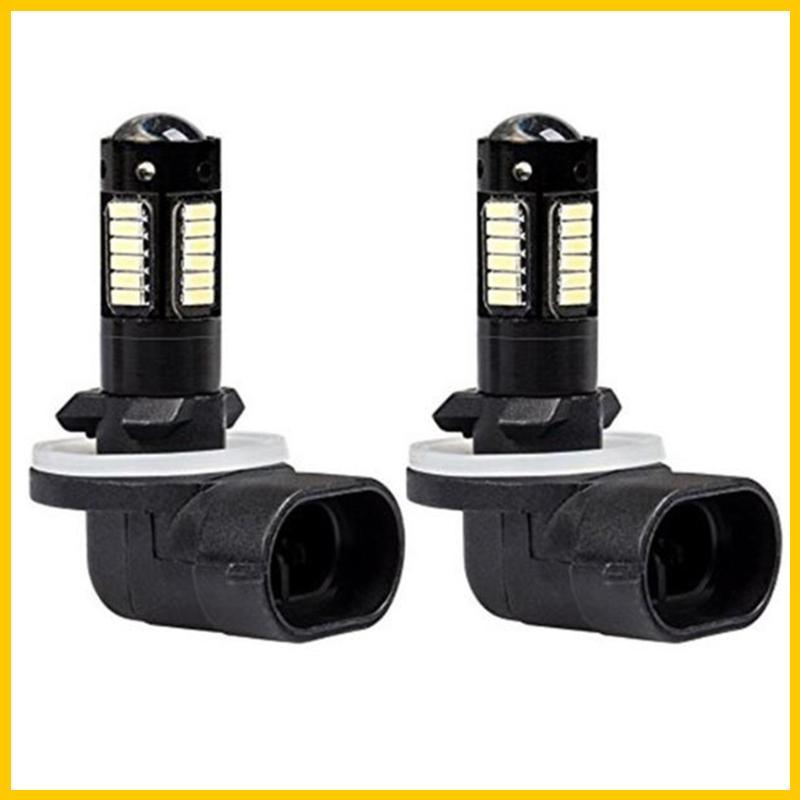 Melhores Lâmpadas DRL LED Substituição Branco Luzes Nevoeiro Do Carro 4014 880 881 889 H27