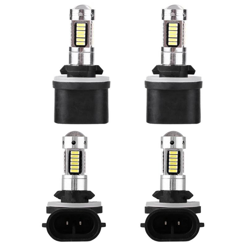 Par 881 / 880 H27 Lâmpada Super 6500 K Led Auto Condução Luz Luzes Nevoeiro Lâmpada Do Carro Drl Lâmpada 12 550lm