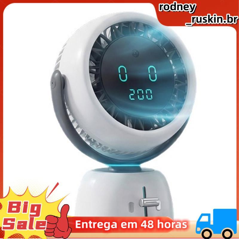 Mini Ventilador Portátil-Eletrônico De Verão Ai Face-Tracking F08 Silencioso Circulante De Mesa