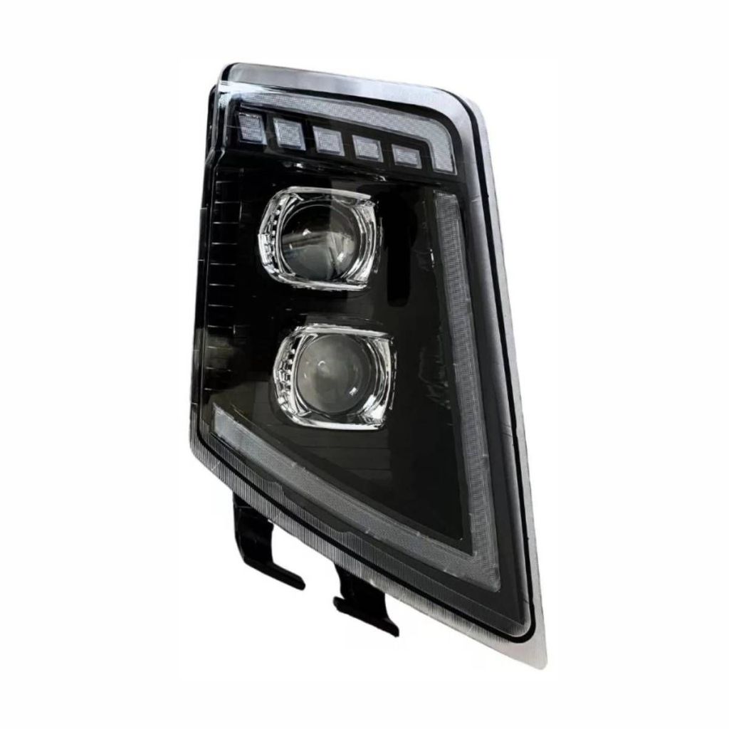 FAROL PRINCIPAL PARA VOLVO FH/FM 2010 A 2014  FULL LED COM DRL DUPLO PROJETOR - LADO DIREITO EDN
