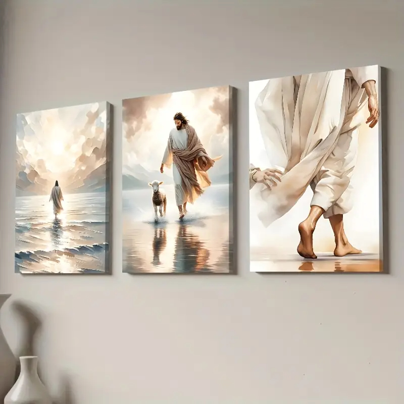 Caminho da Luz – Quadro Religioso que Inspira Fé e Serenidade (Edição Limitada) O Bom Pastor