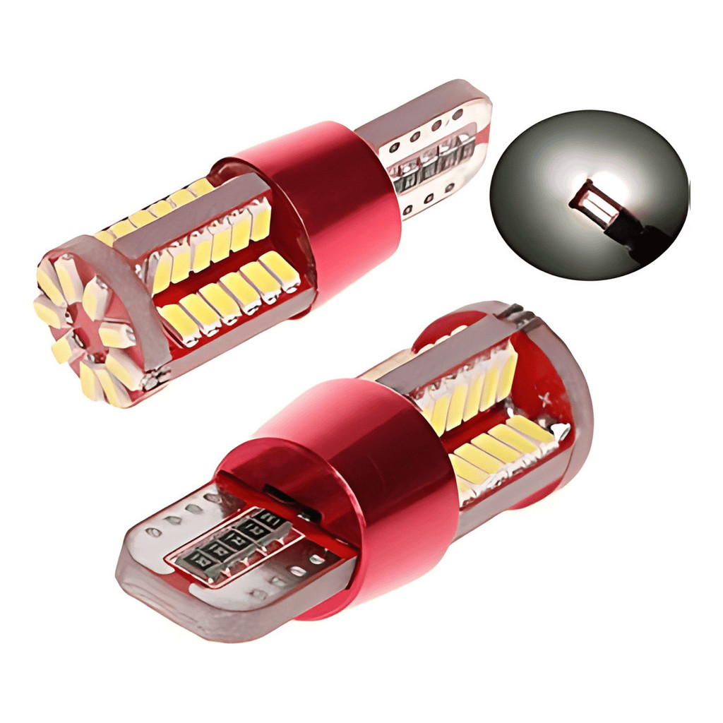 Lâmpadas Pingo T10 57 Leds Branco Canbus Canceler 6000k 12v