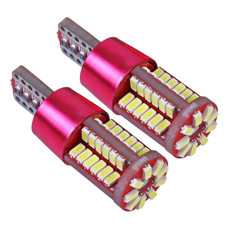 Lâmpadas Pingo T10 57 Leds W5w I30 Canbus Canceller Azul