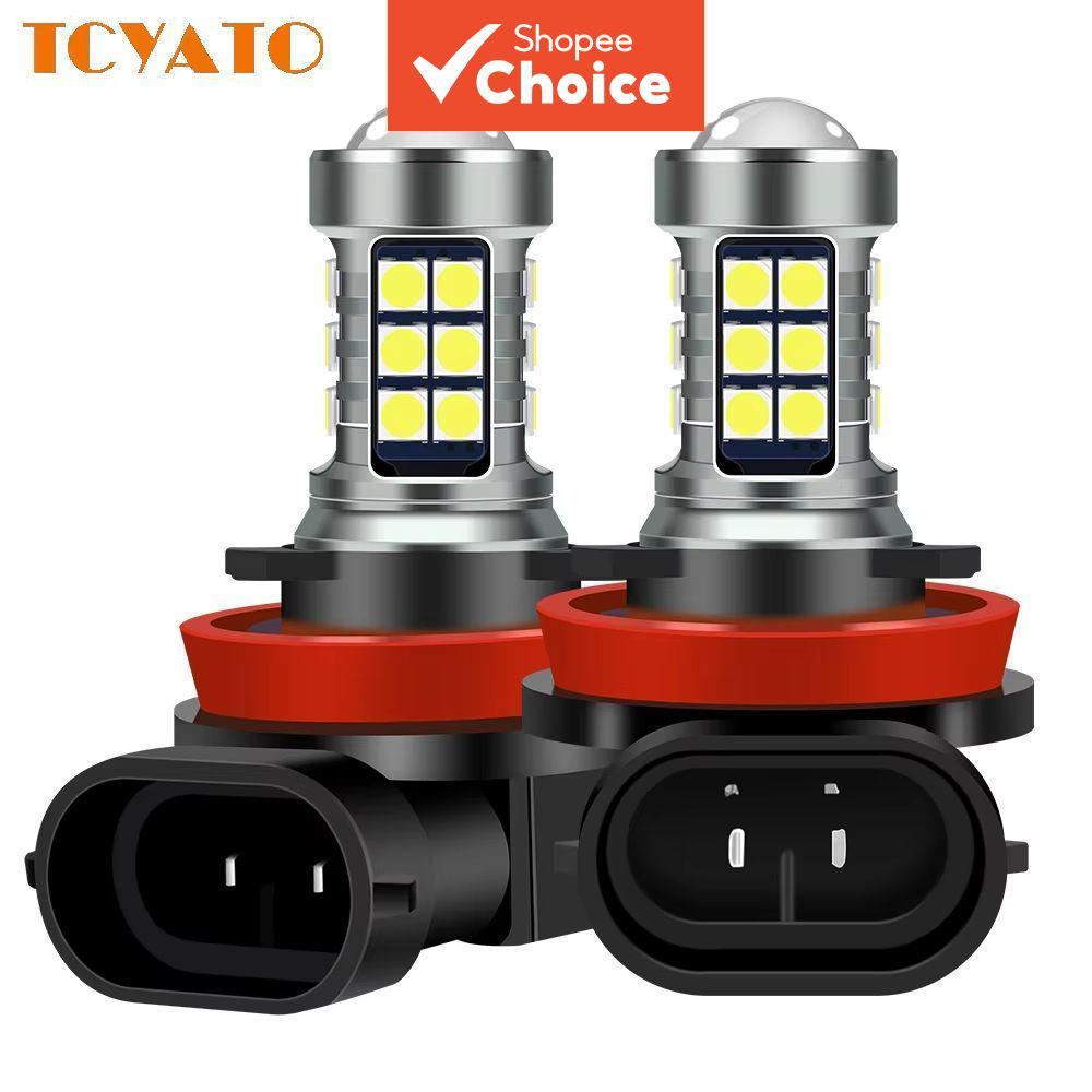 TCYATO 2 unidades de farol de neblina LED H8 H11 H16 HB4 P13W 9006 H27 H3 27 SMD 3030Chip