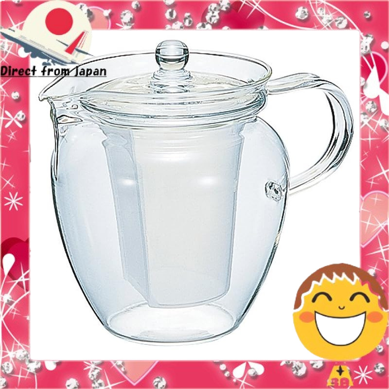 HARIO Chacha Natsume Heatproof Glass Kyusu Teapot CHRN-4N Made in Japan[Direct from Japan]