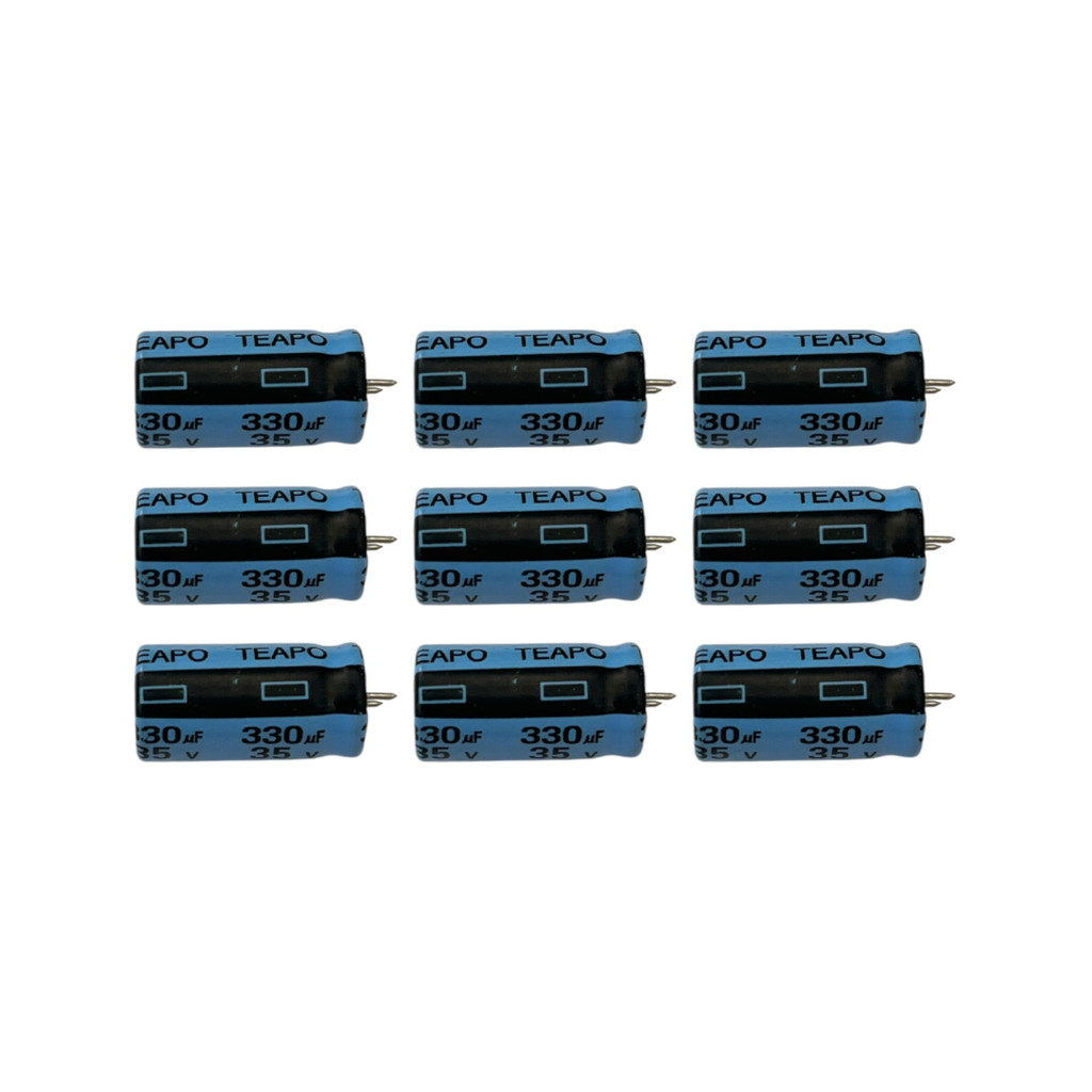 09 CAPACITOR ELETROLÍTICO 330UF 35V 105º - TEAPO