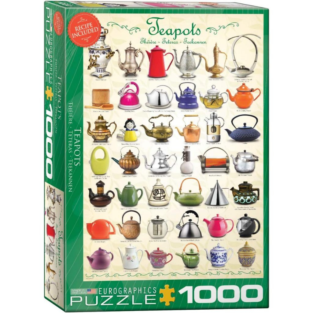 Quebra cabeça Eurographics [05888] Teapots - 1000 peças