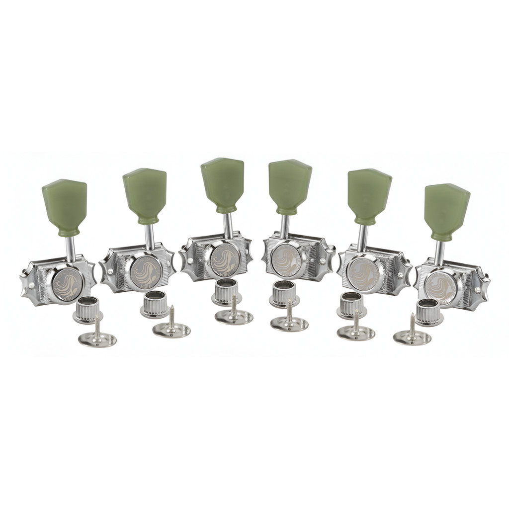 Jogo Completo de Tarraxas Thida Vintage Tulipa Locking Tuner 3x3