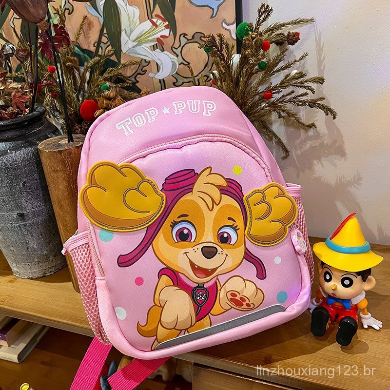 Mochila de Alta Qualidade Paw Patrol Chasing Skye para Crianças em Idade Pré-Escolar, Anime, Jardim de Infância, Bolsa d