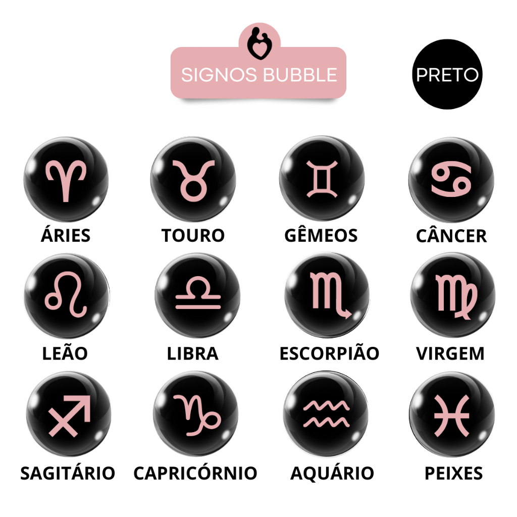 1 Reliquia Charm Bubble Glass Signos Para Colar Relicário de Cápsula Locket