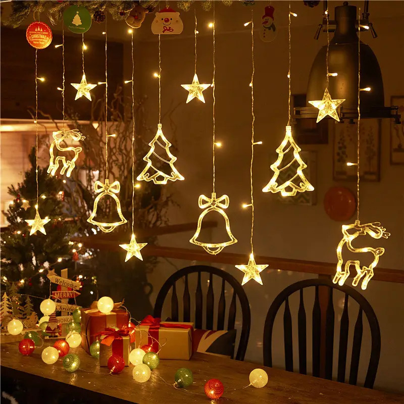 Luzes de Natal led Luzes de decoração de ventosa de Natal para festa Vendido(s) - Boneco de neve