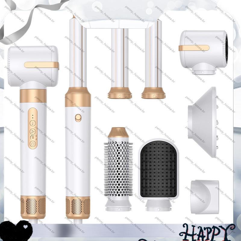 [Vendas Quentes P] EUR Plug 7 Em 1 Secador De Cabelo De Alta Velocidade Com Difusor Tecnologia Iônica Plugue Ue Estilo D