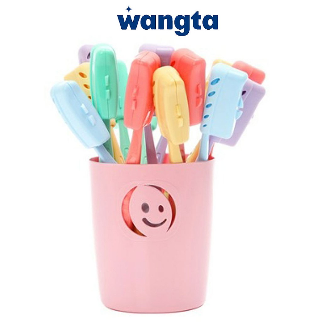 [Wangta] Toothbrush Basket and Cover 10p + Hanger 5p + Toothbrush 10p + Basket Random Shipping 1 Set / BTS JUNGKOOK / Korea Soft dental oral care