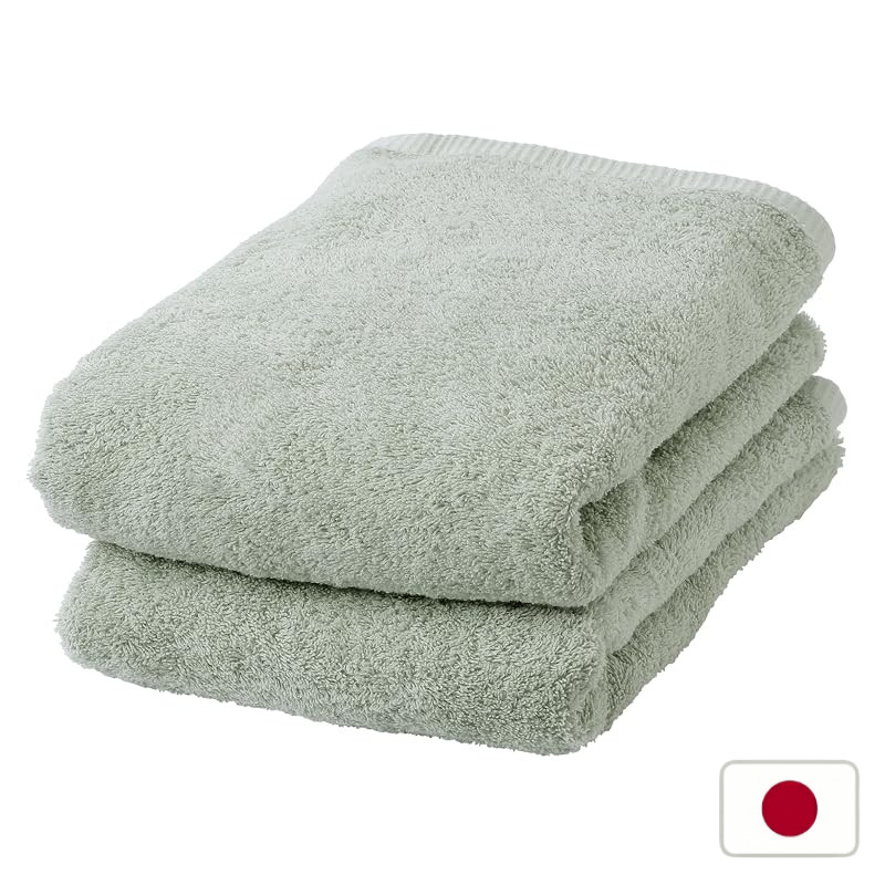 Nishikawa Premium Cotton Towel Set - 100% Cotton, Compact Vacuum Pack, Soft and Absorbent, Various ColorsFrom Japan