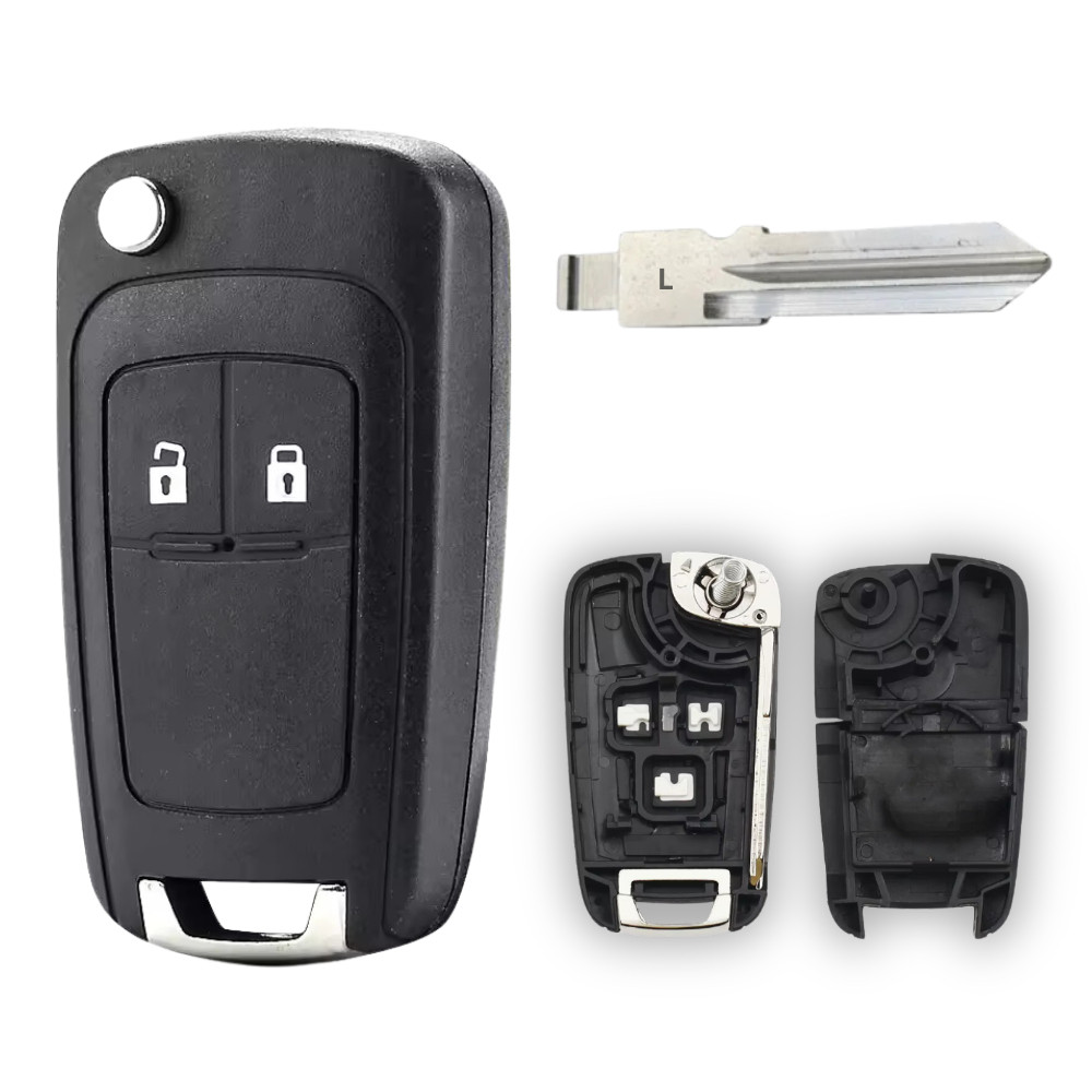 Carcaça Chave Canivete Gm Celta 2 Bts Lâmina L (sem Suporte)