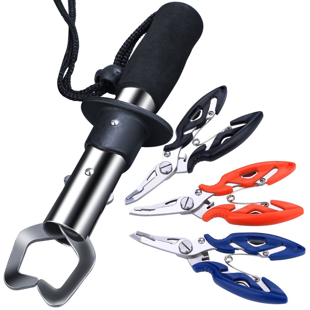 Sougayilang Metal 3 Cores de Alta Qualidade Compact Mounting Grip Aço Inoxidável Controle Gripper Fishing
