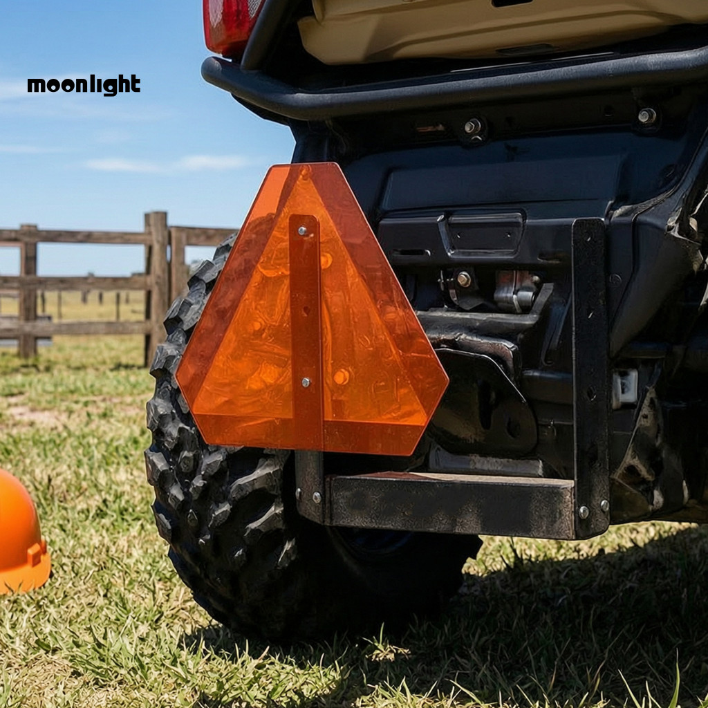 Heavy Duty Steel Slow Moving Vehicle Sign Bracket for 2 Inch Receiver Utv Tractor – Durable Safety Mounting Holder for
