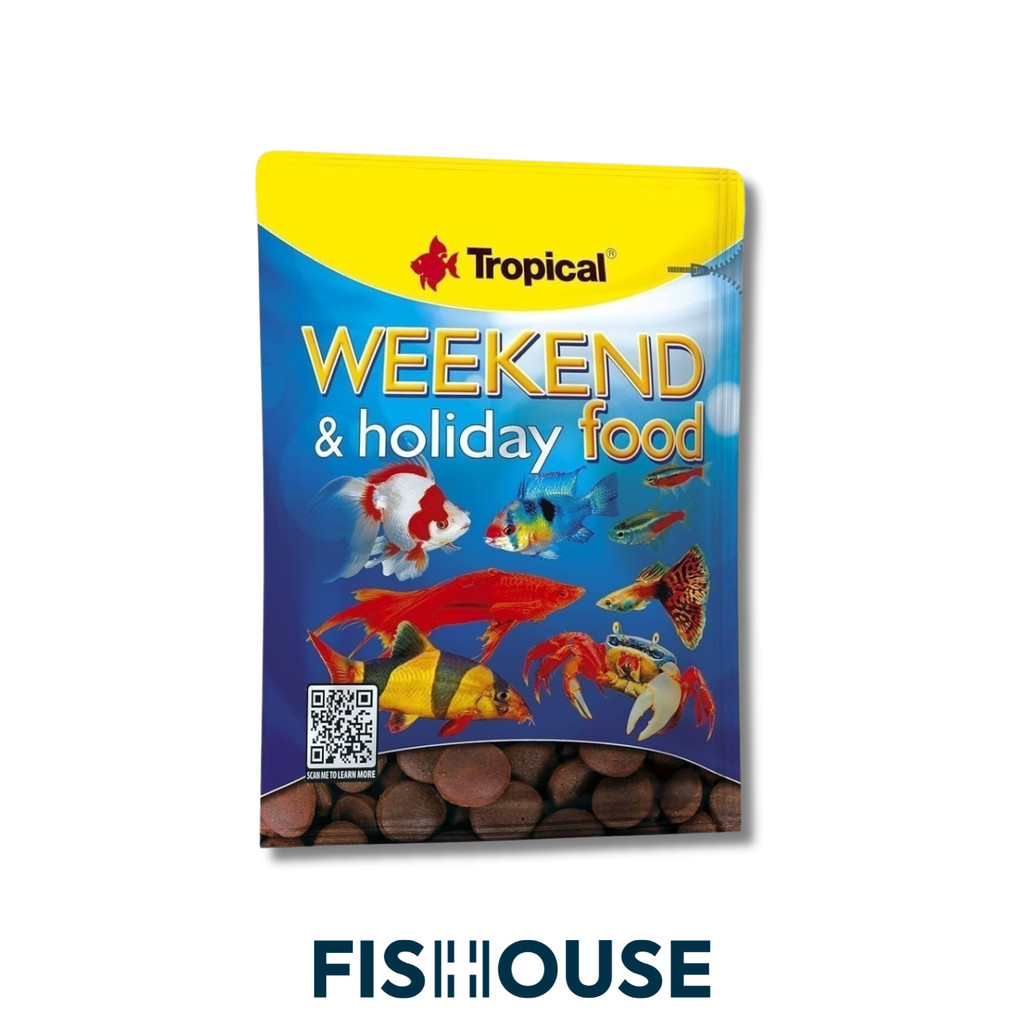 Ração para peixes - Weekend & Holiday Food (20g) - Tropical