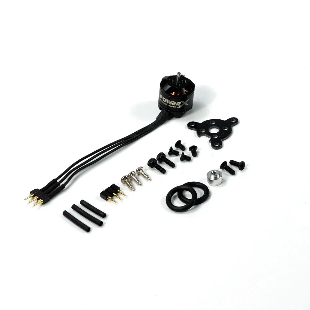 Mini Micro MC1108 4000KV Motor Sem Escova Suporte 1S 5A/2S 5A 5030 Hélice Para RC Asa Fixa Avião FPV Rcaing Drone
