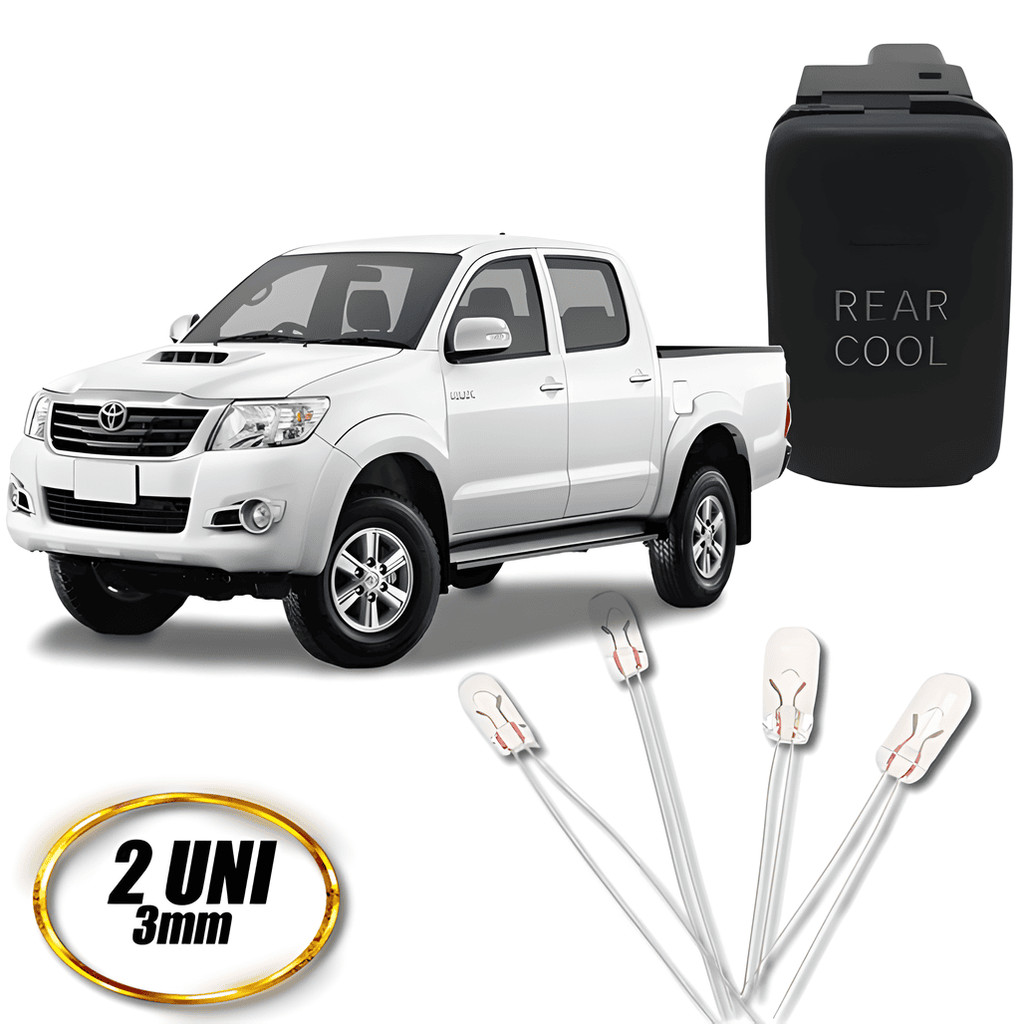 Lâmpada Reparo Para o Botão Rear Cool Hilux 2005 A 2010 2 Peças