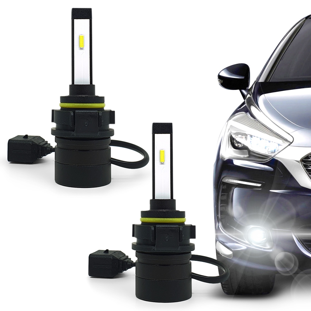 Par Lâmpadas H16 PSX24W Tipo 1 24w Farol de Milha Super Led 6000k 7200 Lumens Branco Frio Efeito Xenon S14
