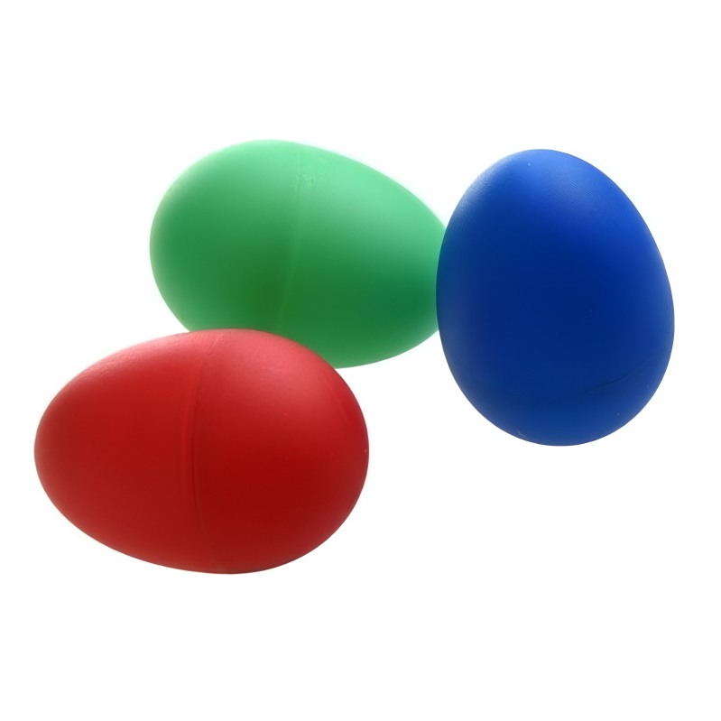 Ganza Ovinho Egg Shaker Colorido Infantil Liverpool 3 Unidades