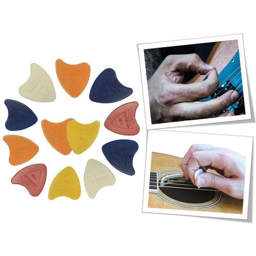 Palheta Para Viola Violão Colorida Kit 12 Un P96 - Rouxinol Cor Sortido