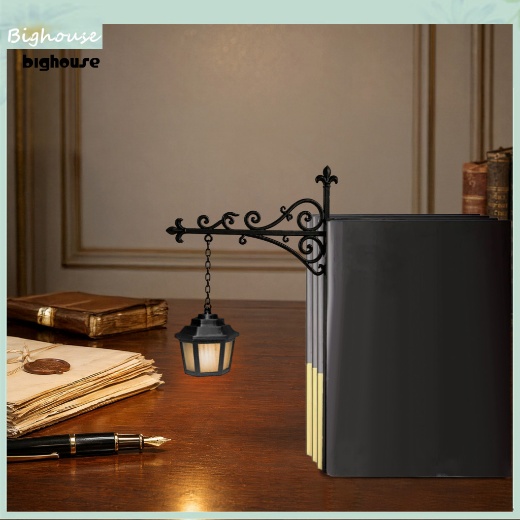 Vintage Led Bookcase Light Decorative Reading Corner Night Lamp Cozy Home Office Lighting Perfect Gift for Book Lovers E