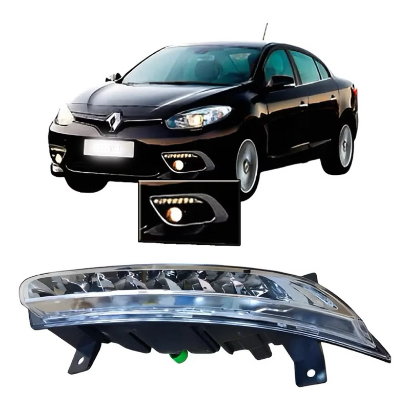 Farol Milha Renault Fluence 2015 2016 2017 2018 Drl Le
