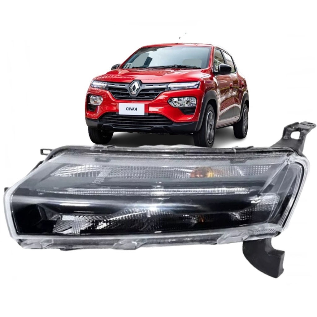 Farol Dianteiro Renault Kwid 2022 Até 2025 Superior LED DRL