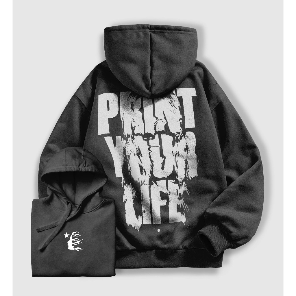 Moletom - Canguru Estampa Print Your Life Exclusivo