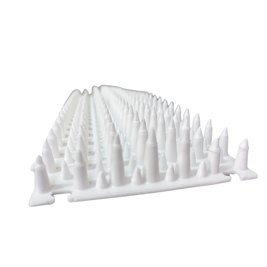 Espanta gatos pombos gamba saruê roedores 2pç branco