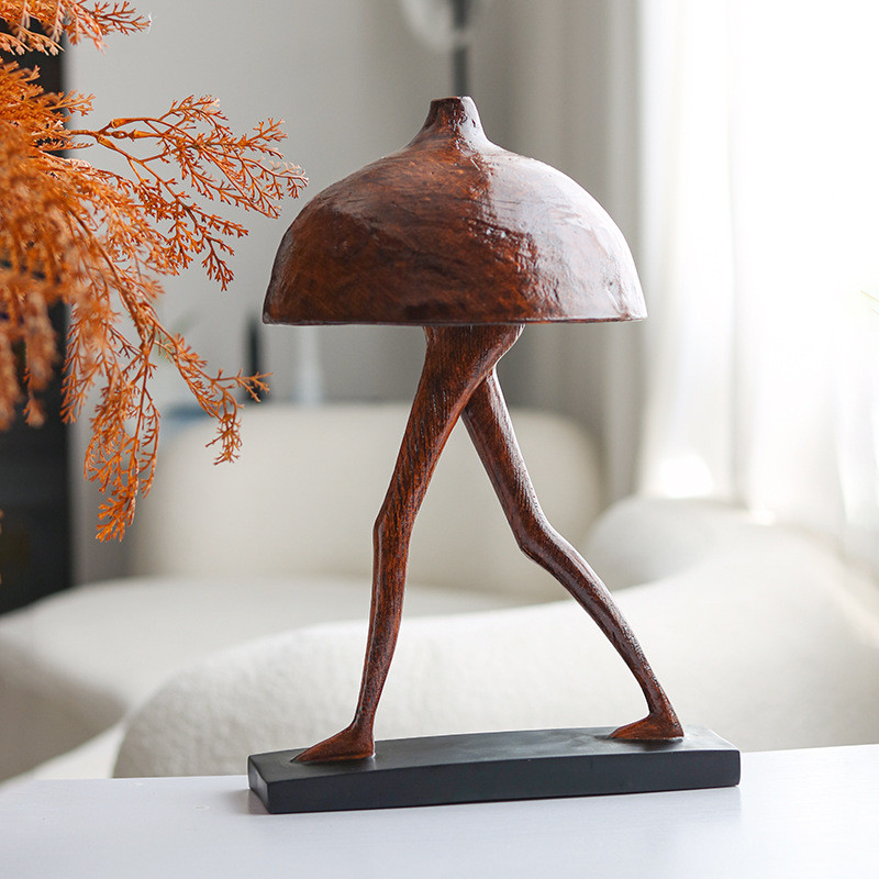 ins Abstract Art Mushroom Figure Desktop Ornament Nordic Style Creative Personalized Home Decor