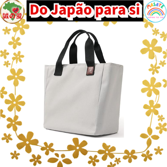 Lunchichi Washable Lunch Bag, Insulated Cooler Bag for School & Office, Thermal Bento Box Tote with Zipper, Durable Fabr