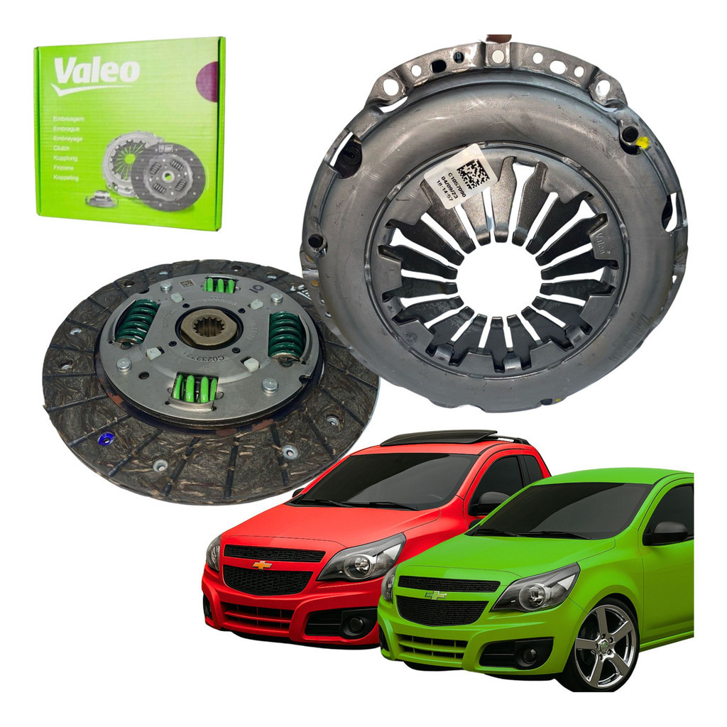 Kit de Embreagem Original Valeo  Agile Celta Corsa Montana Prisma 1.0 1.4 8v Flex 2000 2001 2002 2003 2004 2005 a 2020