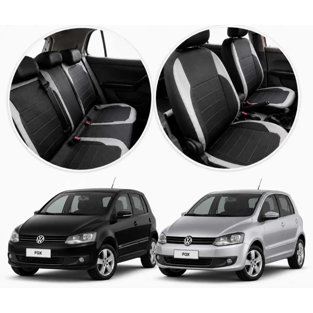 Capa Para Banco Automotivo Couro Ecologico Volkswagen Fox De 2004 á 2020