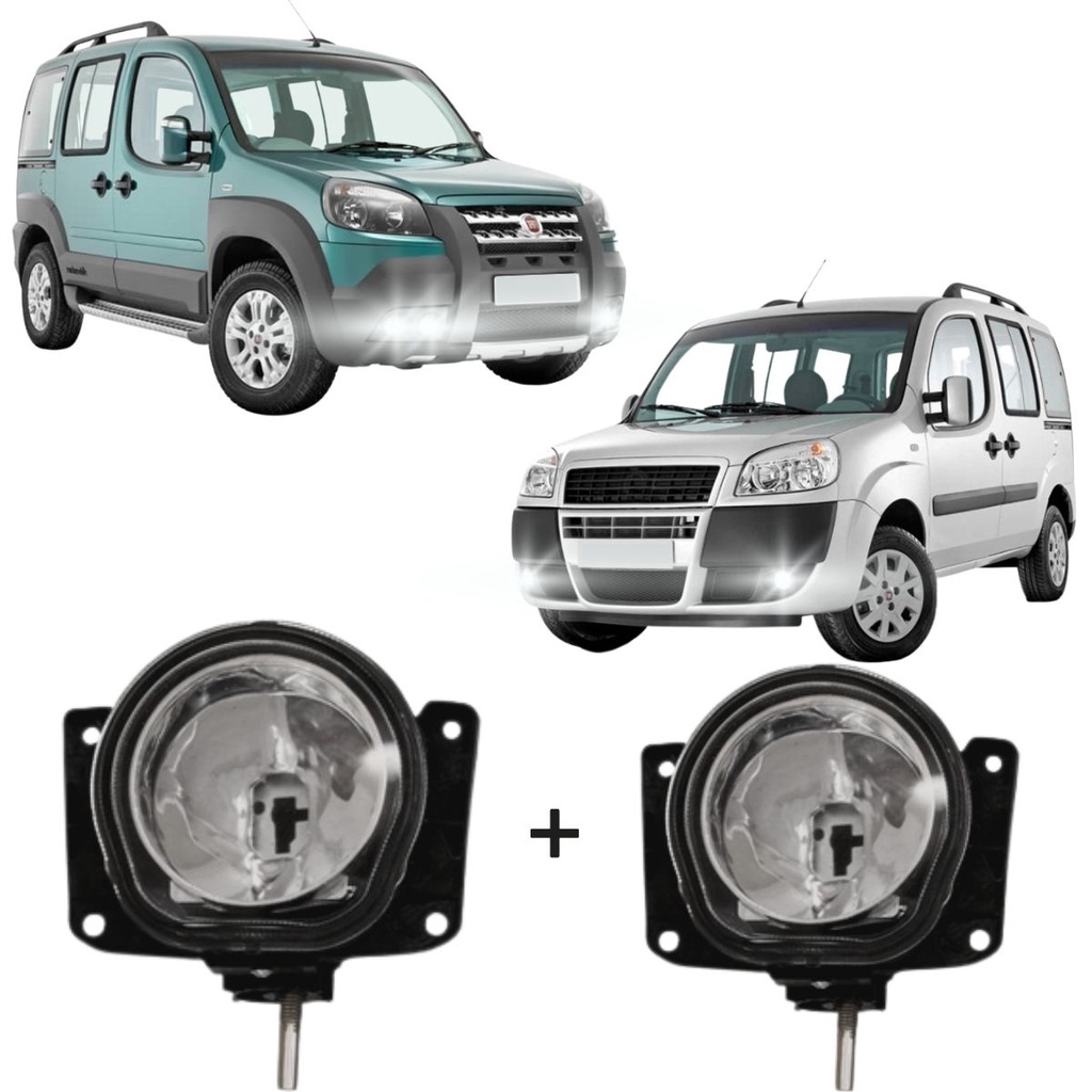 Par Farol Milha Auxiliar Doblo 2001 2002 2003 2004 à 2020 Novo