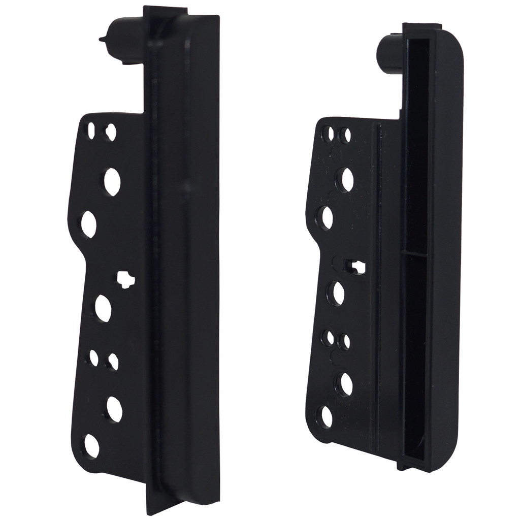 Moldura 2 Din Toyota Land Cruiser Prado 2004 à 2009 Preta Painel Central Multimidia 7 Polegadas Mp5