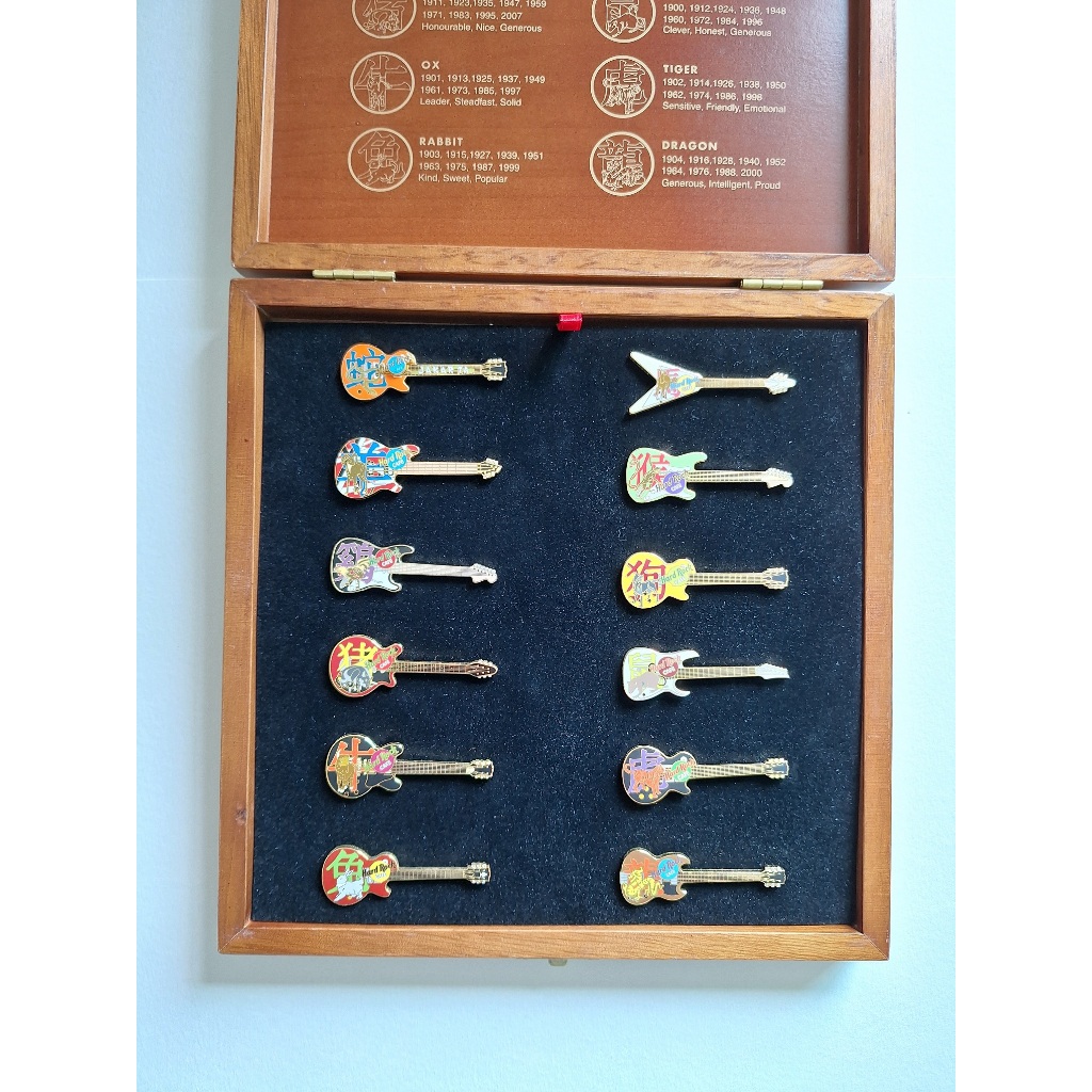 Pin / Broche - Hard Rock Cafe - Jakarta - 12 Pin Chinese Zodiac Box