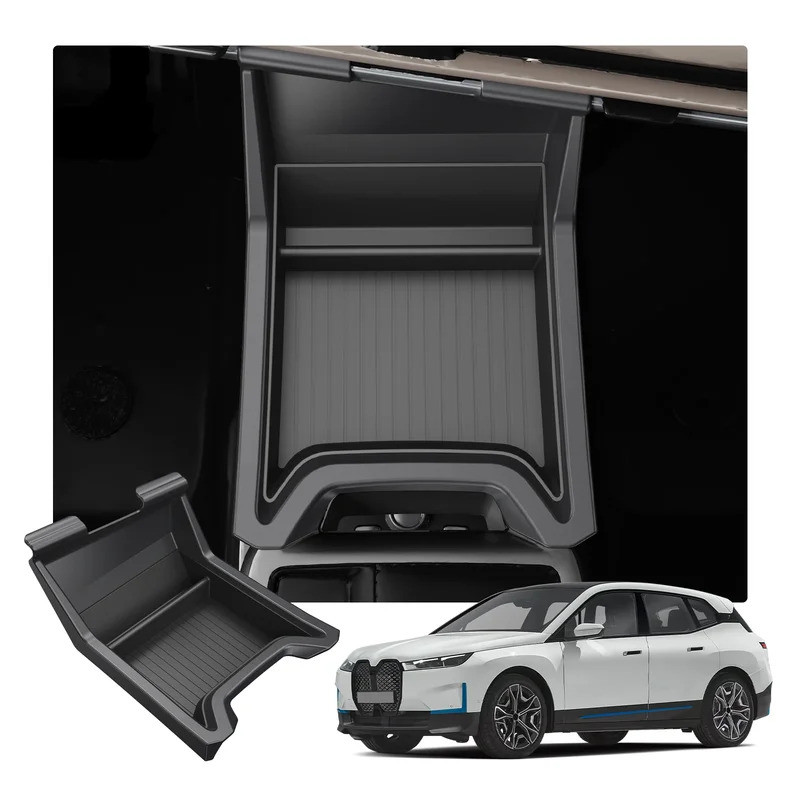 Car Central Storage Box for BMW iX I20 EV 2022 2023 2024 2025 LHD Central Control Container Auto BMW iX 2025 Accessories