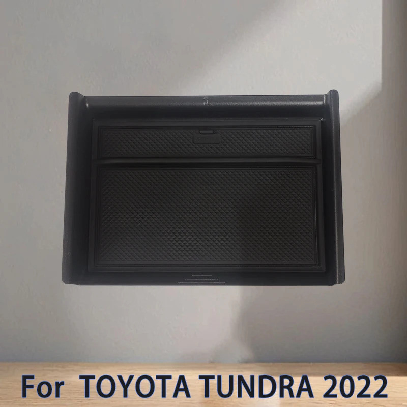 Central Control Armrest Storage Box Partition Modification Stowing Tidying Box For TOYOTA TUNDRA 2022 Car Internal Acces