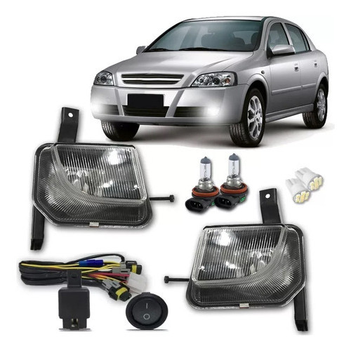Kit Farol Milha Chevrolet Astra 2003 2004 2005 2006 2007 2008 2009 2010