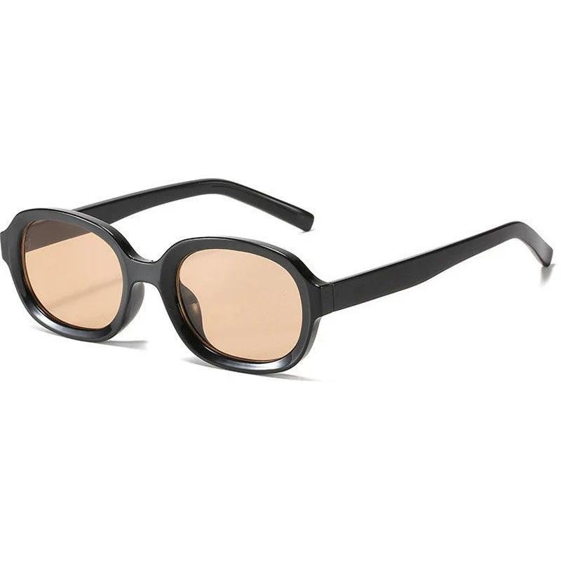 Nova Moda Vintage Óculos De Sol Feminino Marca Designer Retro Retângulo Ins Popular Elipse Quadrado Eyewear