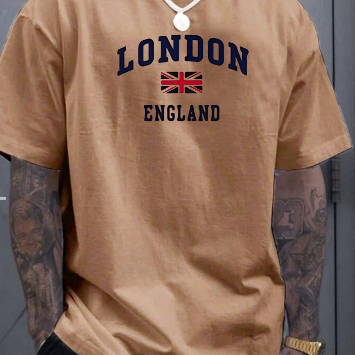 Camiseta Masculina LONDON England Lançamento 100% algodão