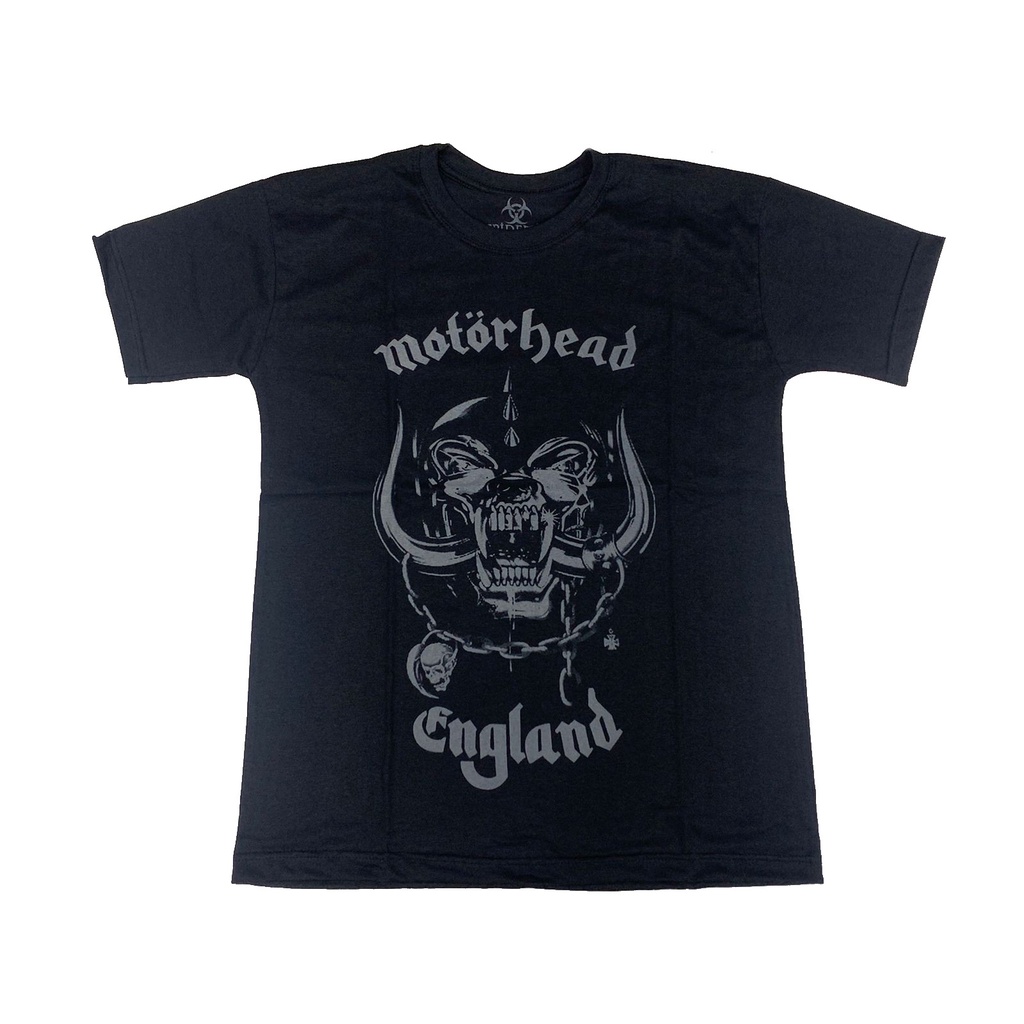 Camiseta Motörhead logo england preta básica rock metal EPI035