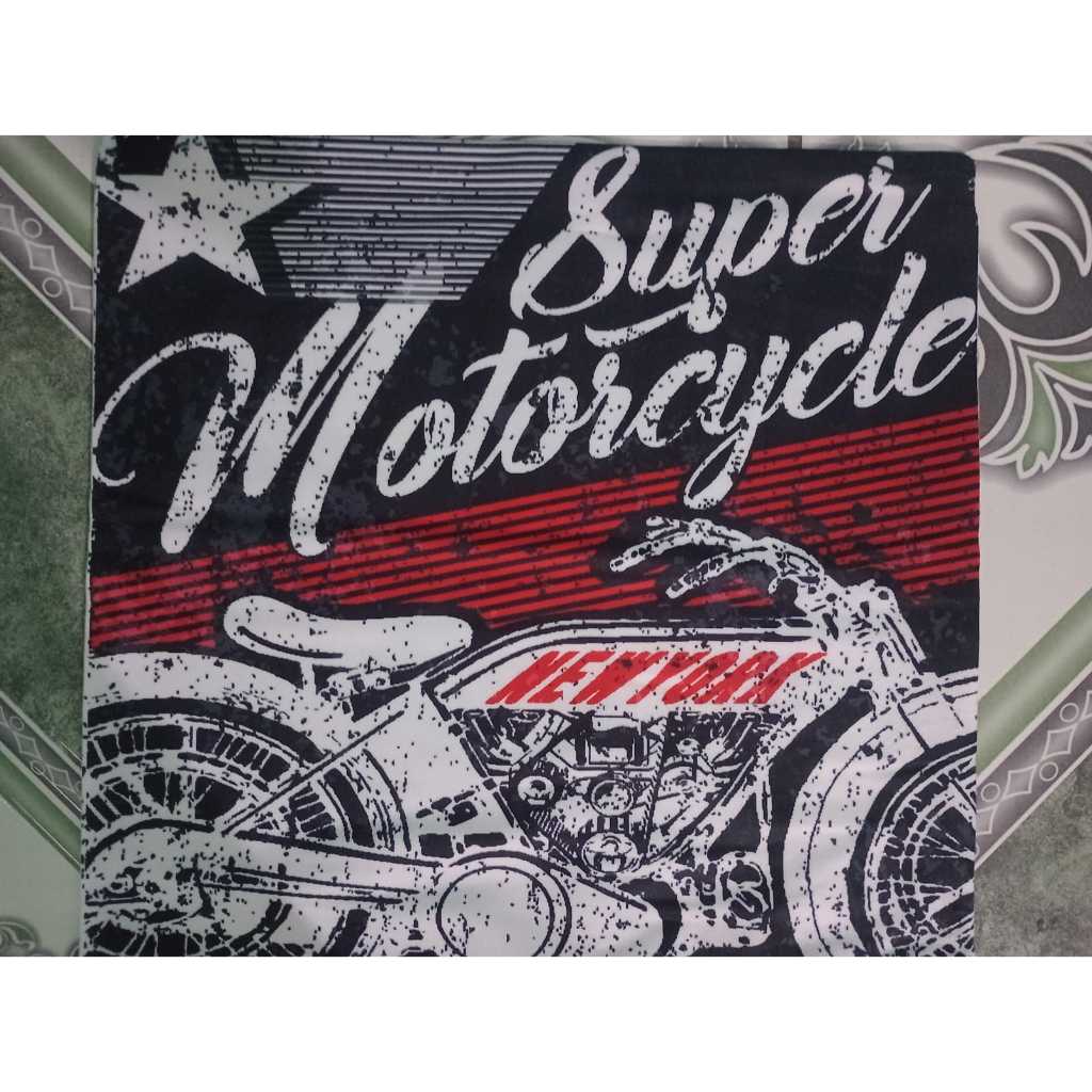 Capa de Almofada New York Moto England 42x42cm