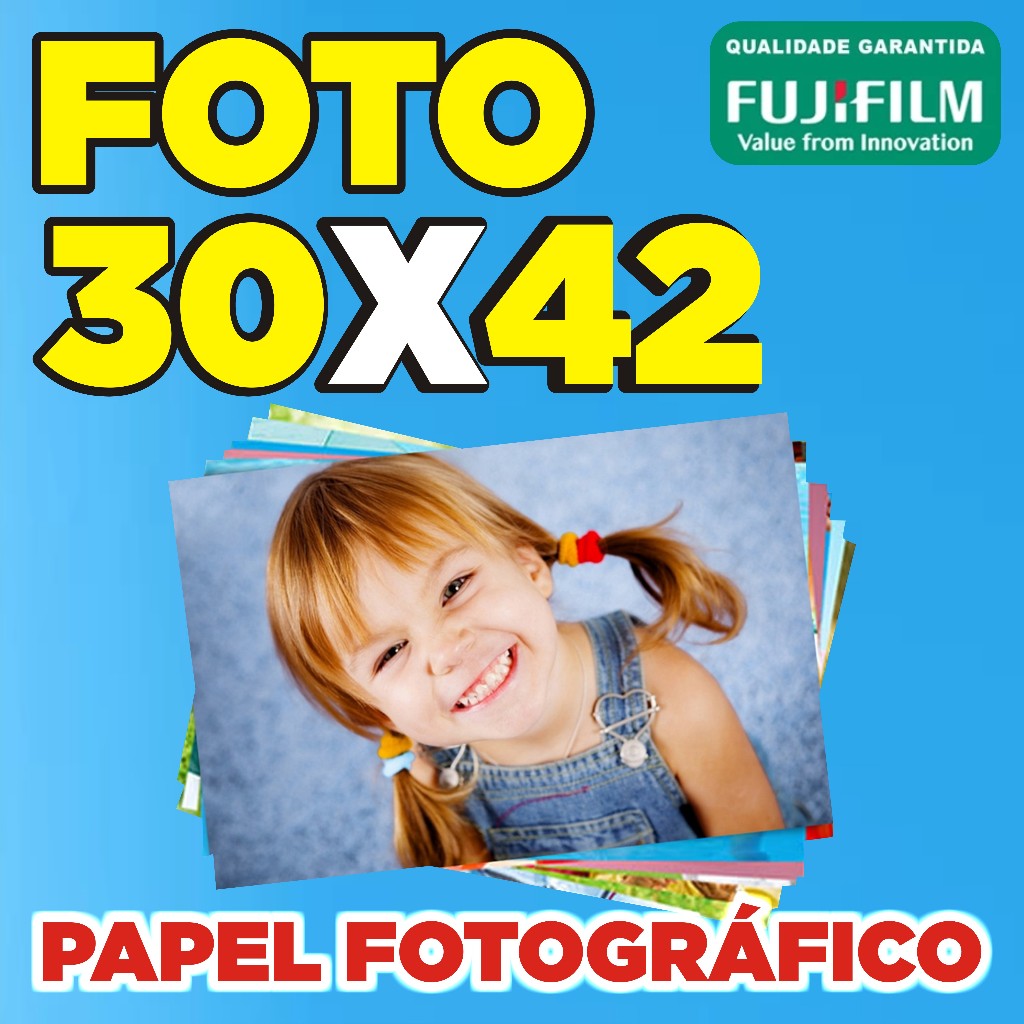 Foto e Imagem para Quadro Decorativo 30x42 Cm Papel Fotográfico Fujifilm