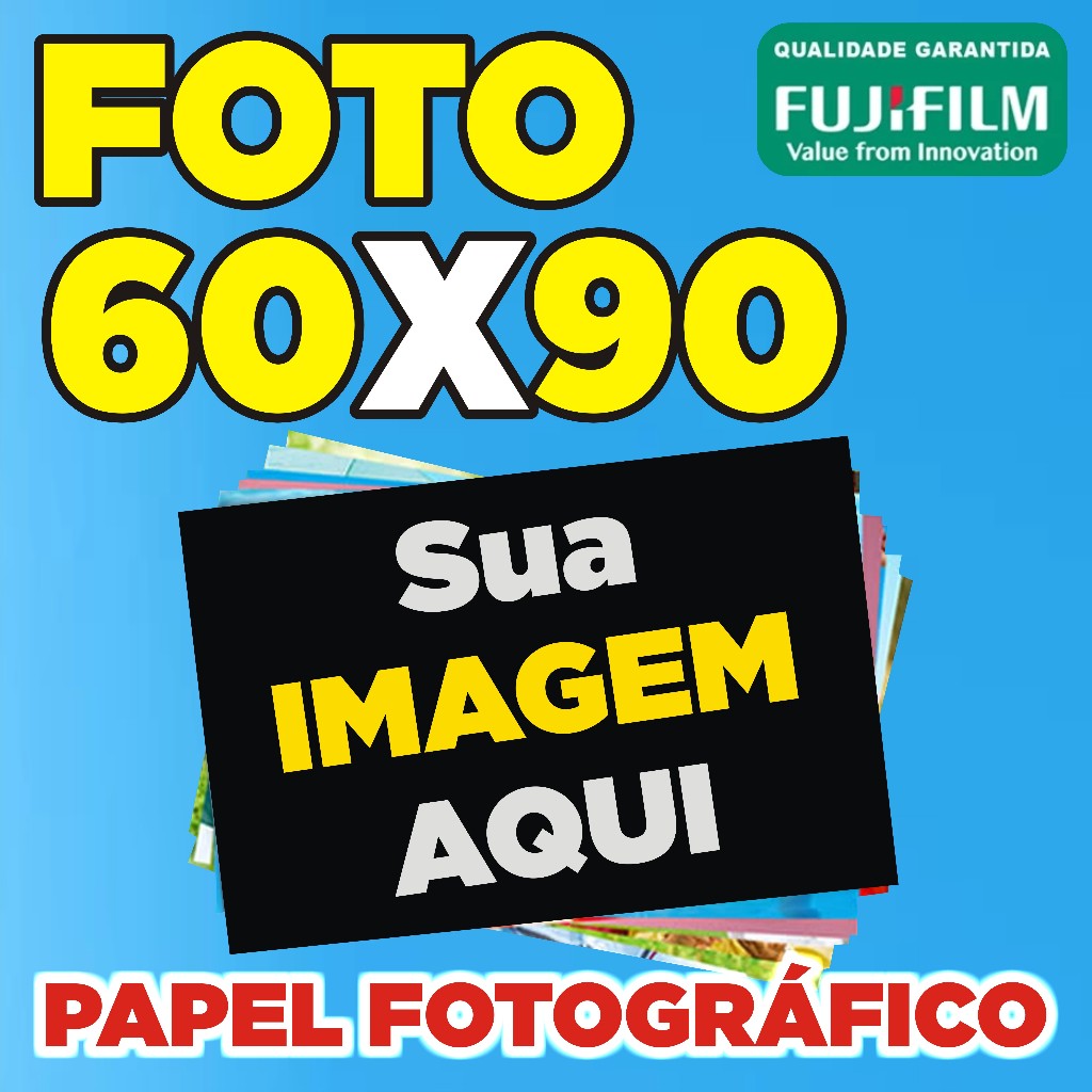 Foto e Imagem para Quadro Decorativo 60x90 Cm Papel Fotográfico Fujifilm